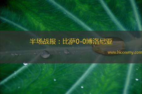 半场战报：比萨0-0博洛尼亚